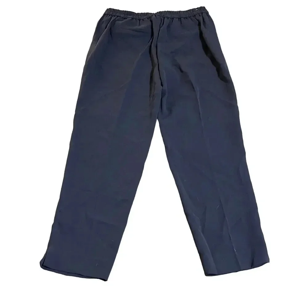 NWT J. Crew Size 8 Jamie Pant Trousers Navy Blue Professional Business Formal - Picture 3 of 9